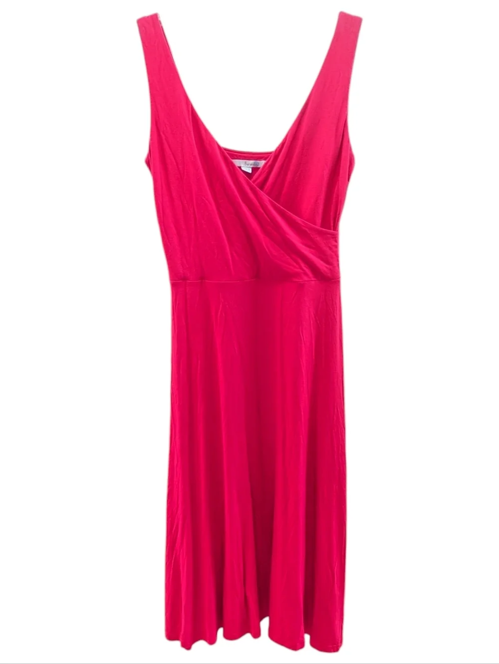 Boden Fuchsia Sleeveless Swing Dress Size 6 Long